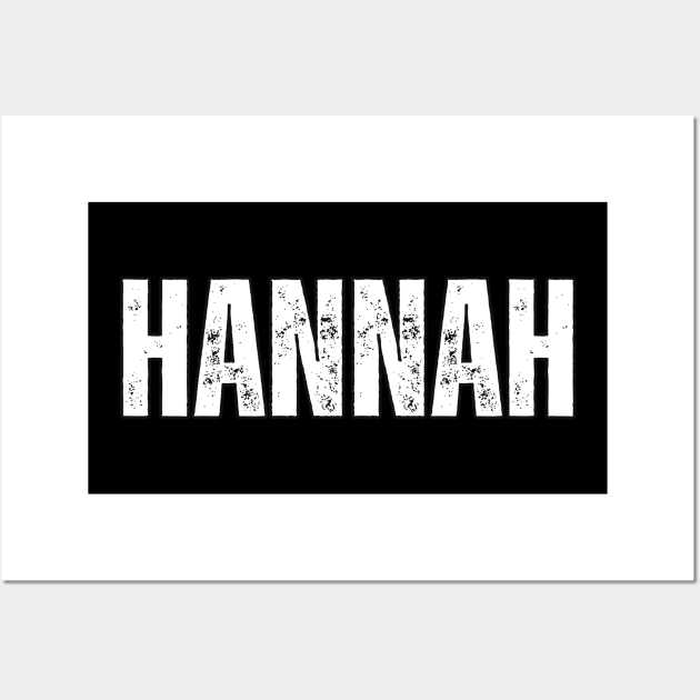 Hannah Name Gift Birthday Holiday Anniversary Wall Art by Mary_Momerwids